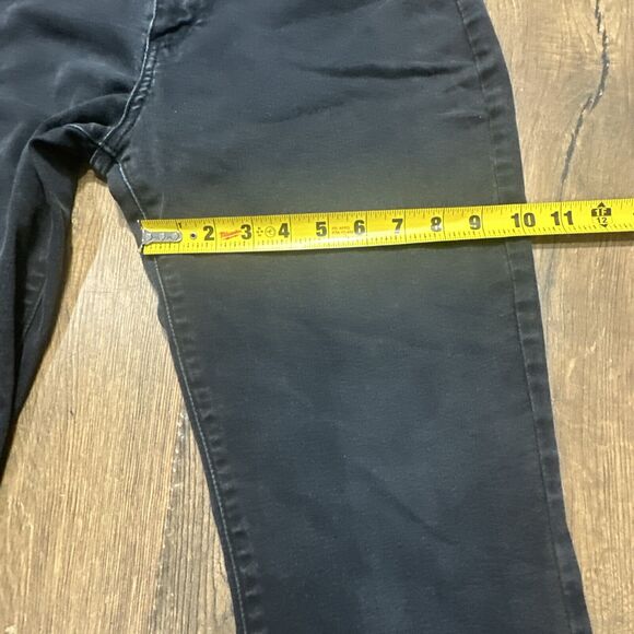 Signature Levi's Modern Boot Cut Jeans Women's Size 34X30 Black Denim Mid Rise - Picture 10 of 13